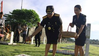 Hari Bhakti Pemasyarakatan ke-60, Kemenkumham Bali Tabur Bunga Kenang Jasa Pahlawan - JPNN.com Bali