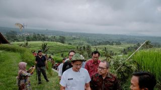 Sandiaga Uno Cek Desa Jatiluwih Bali, Siap Pamer Potensi ke Delegasi WWF ke-10 - JPNN.com Bali