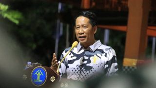 Menkum Supratman Gelorakan Api Semangat Bela Negara Pimpinan Kemenkum - JPNN.com Bali