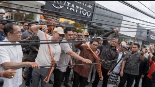 Kabel Udara di Canggu Badung Semrawut & Merusak Estetika, Bupati Arnawa Bergerak - JPNN.com Bali