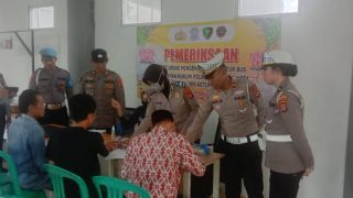 Menjelang Mudik Lebaran, Polresta Serang Kota Tes Urine Sopir Bus - JPNN.com Banten