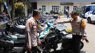 Polisi di Malang Sita 130 Motor yang Digunakan Balap Liar Saat Ramadan - JPNN.com Jatim