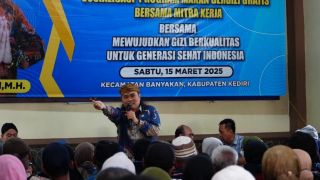 Sosialisasi MBG di Kediri, DPR dan BGN Edukasi Gizi Seimbang Kepada Ratusan Warga - JPNN.com Jatim