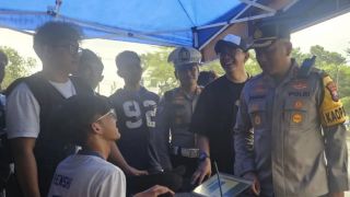 Polres Malang Simulasikan Pengamanan Pertandingan Arema FC di Stadion Kanjuruhan - JPNN.com Jatim
