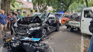 Tabrakan Beruntun di Jalan Anggrek Bandung, Seorang Pelajar Tewas Terseret - JPNN.com Jabar