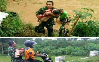 Lihat! Anggota TNI Berusaha Selamatkan Anak Tenggelam - JPNN.com