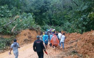 7 Mobil Isi 50 Penumpang Dihajar Longsor, Masuk Jurang - JPNN.com