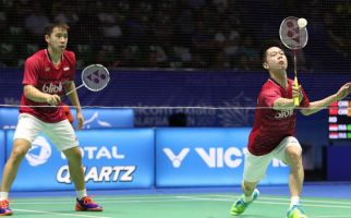 Hamdalah Plong...Marcus/Kevin Sabet Tiket Semifinal - JPNN.com