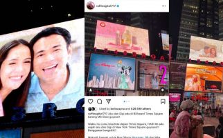 Wajahnya Terpampang di Billboard Times Square, Raffi Ahmad: Bangga Banget - JPNN.com