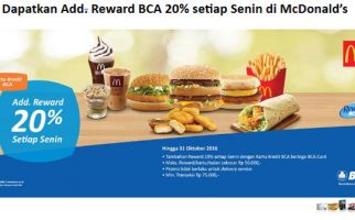 Mau Makan Di McDonald's Dapat Reward 20 Persen? Yuk Kapan Lagi - JPNN.com