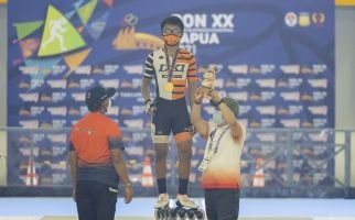 DKI Jakarta Sabet Dua Medali Emas PON Papua 2021 dari Cabor Sepatu Roda - JPNN.com