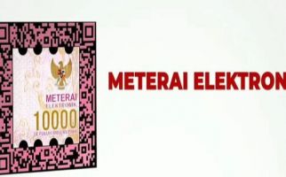 Begini Penampakan Meterai Elektronik yang Diluncurkan Menteri Keuangan - JPNN.com