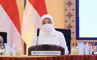 Menaker Ida Dampingi Wapres Pimpin Rakor Bahas Kemiskinan Ekstrem di Manokwari - JPNN.com