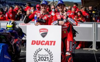 Duo Ducati Kuasai Podium Sekaligus Kunci Juara Dunia Konstruktor MotoGP 2021 - JPNN.com