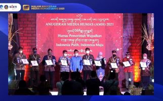 Selamat, Kemnaker Raih Penghargaan Anugerah Media Humas 2021 - JPNN.com