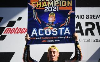 Pedro Acosta Juara Dunia Moto3 2021, Lampaui Rekor Marquez - JPNN.com