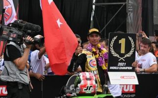 Rebut Titel Juara Dunia WSBK 2021, Pembalap Muslim: Ini untuk Ayah - JPNN.com