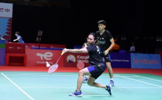 Kejutan! Bantai Unggulan Ketujuh, Adnan/Mychelle Lolos 16 Besar Indonesia Open 2021 - JPNN.com