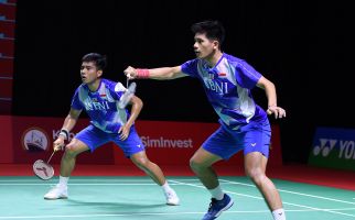 Bertarung Sengit Lawan Jawara Indonesia Masters 2021, Pramudya/Yeremia Sesalkan Soal Ini - JPNN.com