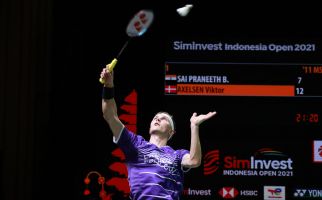 Lolos ke Semifinal Indonesia Open 2021, Viktor Axelsen Tebar Ancaman untuk Jojo - JPNN.com