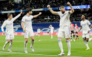 Real Madrid Hantam Athletic Bilbao, Karim Benzema dan Luka Modric Goreskan Tinta Emas - JPNN.com