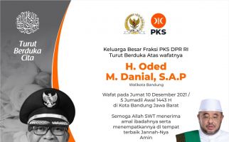Wali Kota Bandung Meninggal Dunia, Sekjen PKS: Kami Bersaksi Oded Pemimpin Amanah - JPNN.com