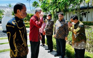 PM Singapura Disambut Presiden Jokowi, Lihat Caranya Menyapa Prabowo - JPNN.com