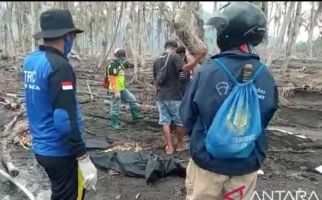 Tubuh Korban Erupsi Gunung Semeru Ditemukan Tertimbun Pasir - JPNN.com