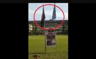 Ada Bendera Terlarang Berkibar di Unram, Heboh, Polisi Bergerak - JPNN.com
