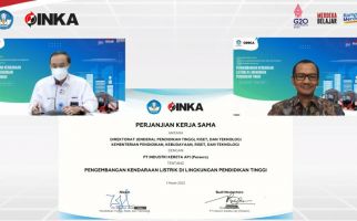 Kemendikbudristek & PT INKA Berkolaborasi Mengembangkan Kendaraan Listrik - JPNN.com