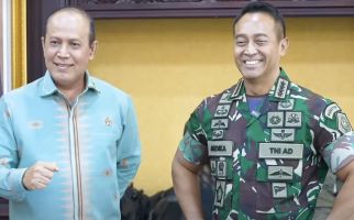 Jenderal Andika kepada Komjen Boy Rafli Amar: Saya Pasti Mendukung, Mas! - JPNN.com