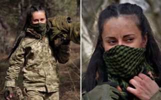 Melihat Sniper Cantik Ukraina, Wow! Bodi & Rambutnya - JPNN.com