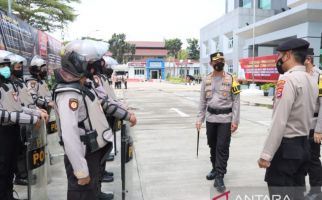 Jelang Demo 11 April, Polisi di Tangerang Bersiaga, Lihat - JPNN.com