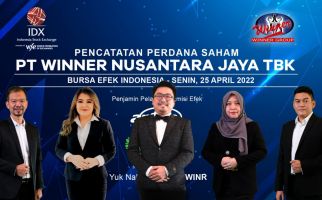 Lepas Rp 1,5 Miliar Saham, PT Winner Nusantara Jaya Melantai di Bursa - JPNN.com