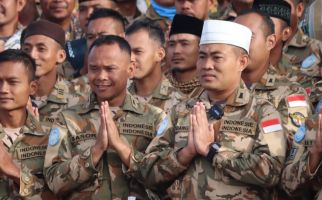 Prajurit TNI Rayakan Lebaran di Kongo, Nih Suasananya - JPNN.com