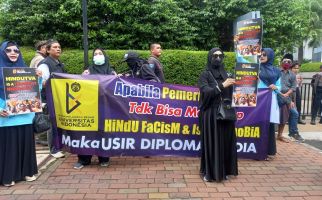 FPI-PA 212 Demo di Kedubes India, Massa Minta Sang Dubes Diusir dari Indonesia - JPNN.com