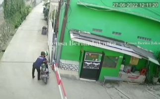 Video Viral Ojol Kemalingan Motor Saat Antar Pesanan, Saksi Bilang Begini - JPNN.com