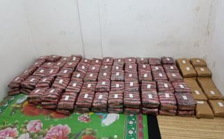 Bareskrim Gagalkan Penyelundupan Ganja Seberat 130 Kg yang Dicampur Ampas Singkong - JPNN.com