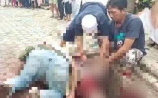 Sedang Memegang Kambing, Ketua Panitia Hewan Kurban Meninggal Dunia, Geger! - JPNN.com