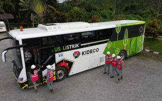 Kideco Gunakan Bus Listrik Buatan Anak Negeri di Area Industri Tambang - JPNN.com