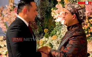 Anies, AHY, dan Surya Paloh Tampak Harmonis di Pernikahan Mutiara Baswedan - JPNN.com