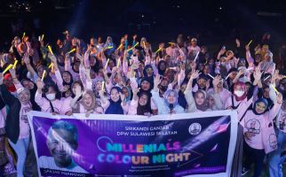 Srikandi di Sulsel Dekatkan Sosok Ganjar Lewat Keunikan Millennials Colour Night - JPNN.com
