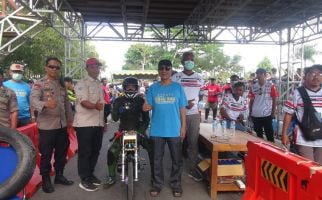 Ratusan Pembalap Ikuti Kejurnas Drag Bike Bupati Lombok Barat Cup - JPNN.com