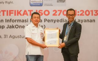 Good News, Bank DKI Terima Sertifikat Keamanan Informasi Nasabah ISO 27001 - JPNN.com