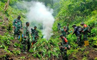 Anggota TNI Bergerak ke Pegunungan Tangse, Lihat Tuh yang Dimusnahkan - JPNN.com