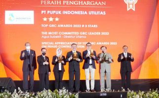 Pupuk Indonesia Utilitas Raih 3 Penghargaan Dalam TOP GRC Awards 2022 - JPNN.com