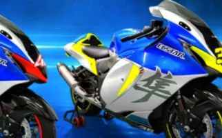 Suzuki Hayabusa MotoGP Edition Mejeng di Torino, Gahar! - JPNN.com