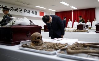 China Akhirnya Pulangkan 88 Jenazah Pahlawan Perang Korea - JPNN.com