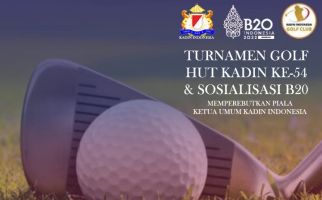 Peringati HUT ke-54 dan Sosialisasi B20, KADIN Indonesia Menggelar Turnamen Golf - JPNN.com