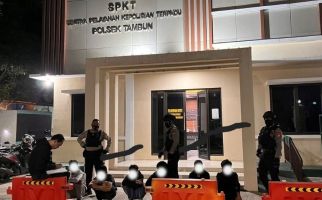 Nekat Balap Liar di Dekat Kantor Polisi, 7 Pemuda Ini Ditangkap, Sontoloyo - JPNN.com